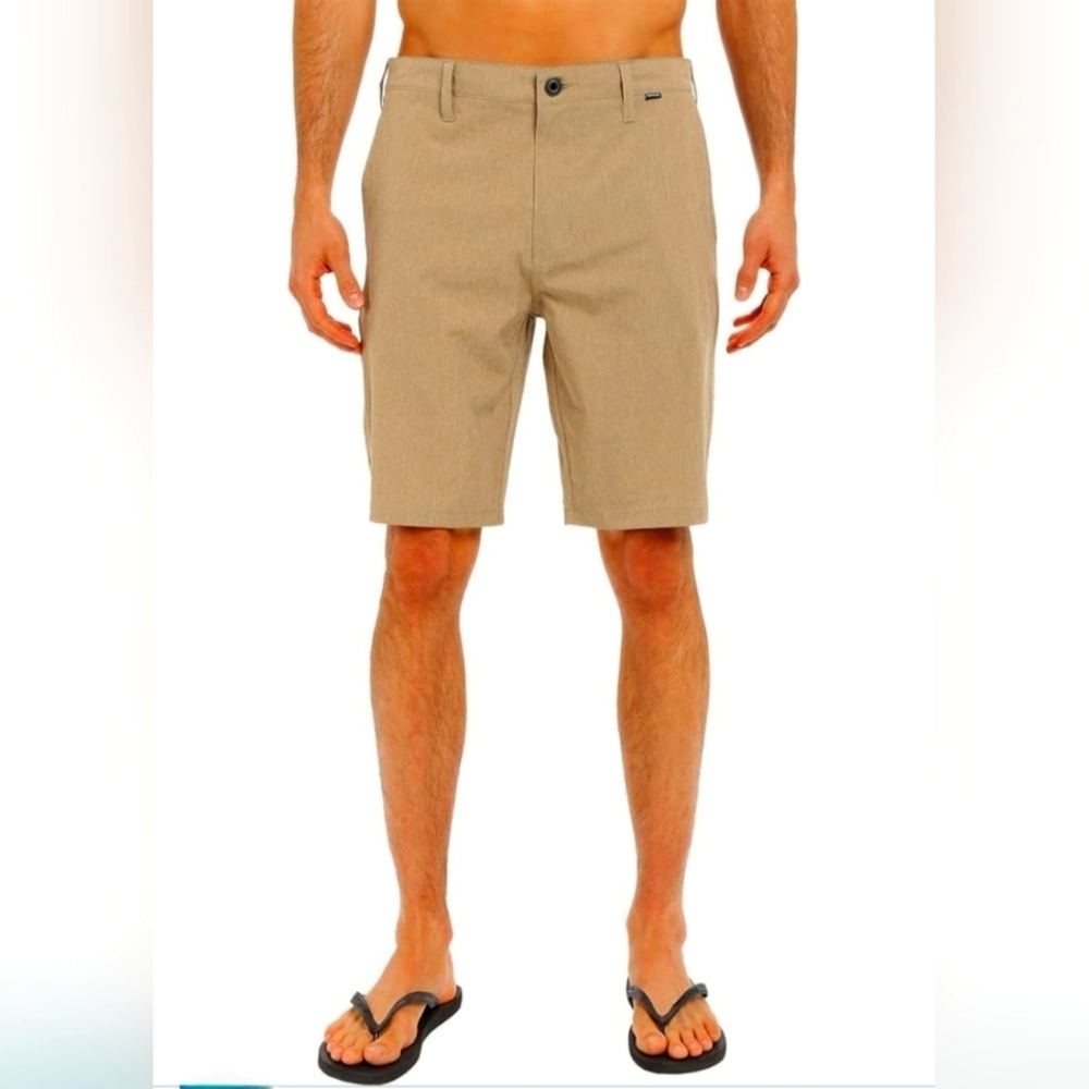 NWOT | Hurley | Men's Phantom Boardwalk Hybrid Shorts | Color: Khaki | Size: 30